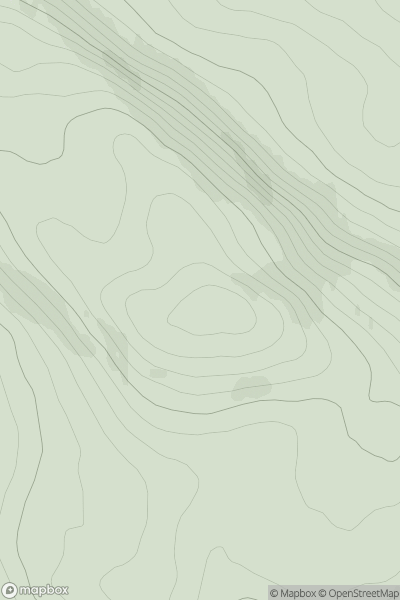 Thumbnail image for Creag nan Gall [Braemar to Montrose] showing contour plot for surrounding peak